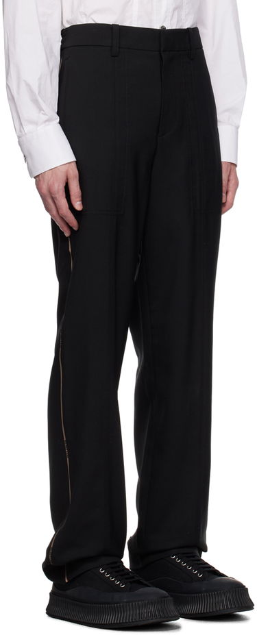 Панталони Helmut Lang Pleated Trousers Черно | N06HM204, 1