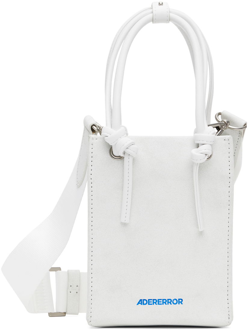 Голяма пазарска чанта ADER ERROR Mini Shopping White Shoulder Bag Бяло | BN01SSBA2007WH