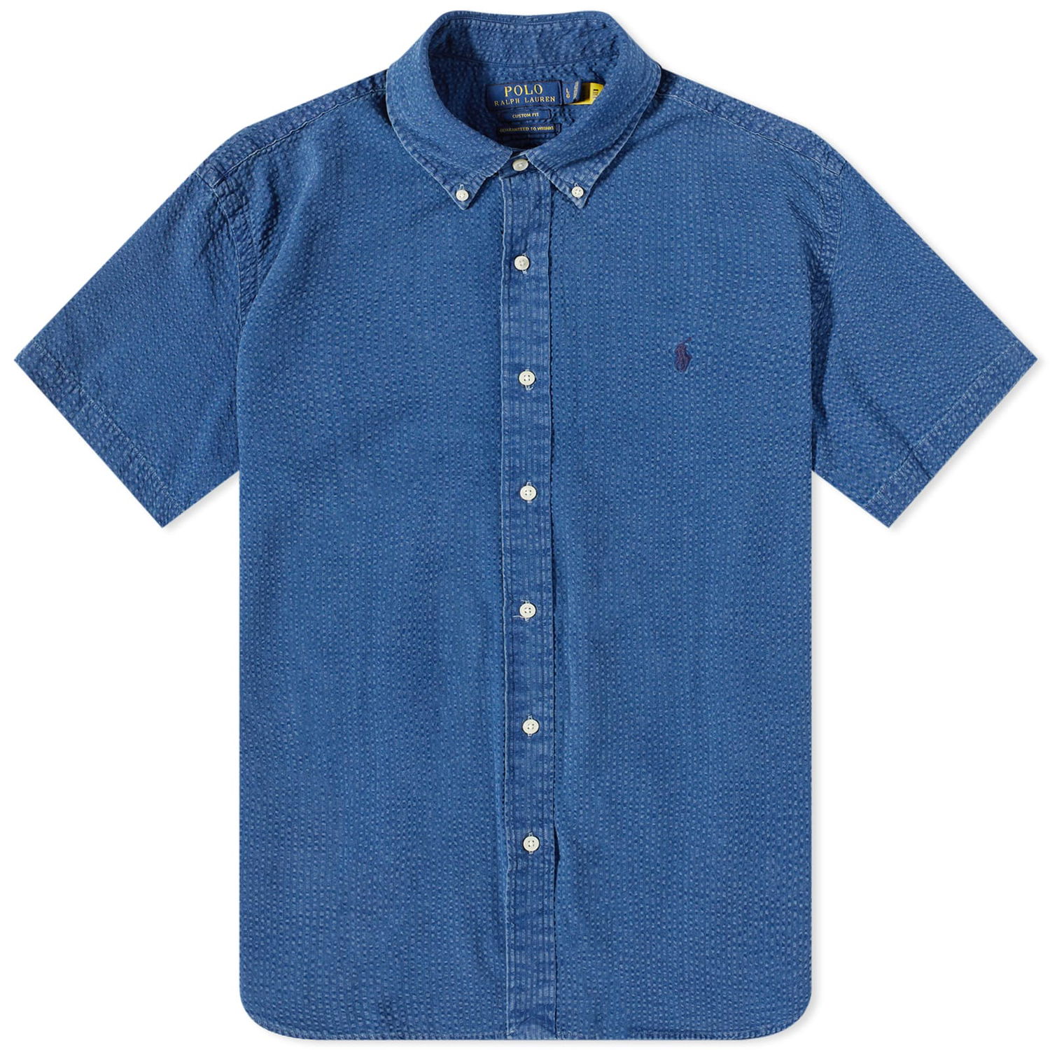 Риза Polo by Ralph Lauren Seersucker Тъмно синьо | 710906575002, 0