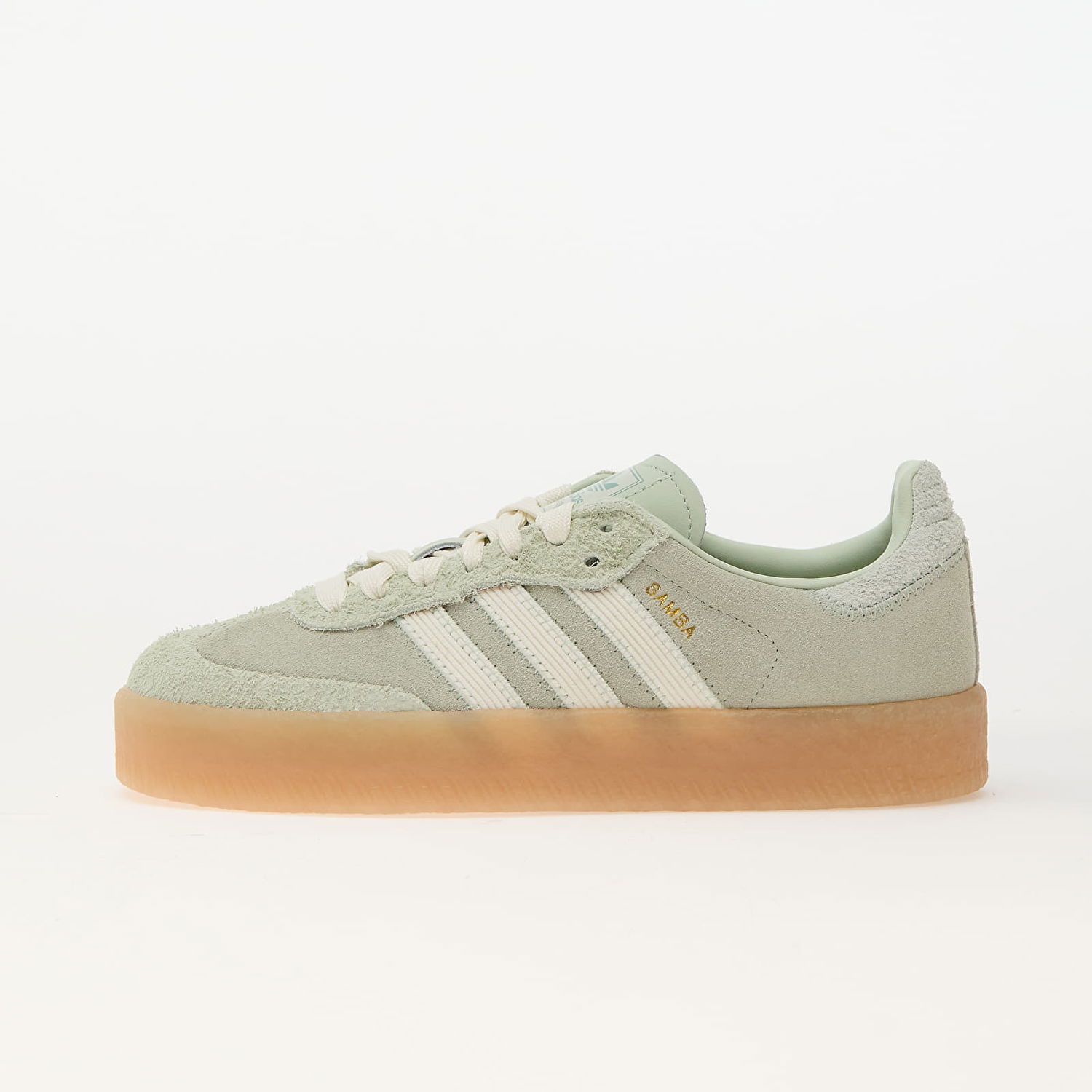 Кецове и обувки adidas Originals Sambae W Linen Green/ Off White/ Crystal Jade Зелено | JI3881, 0