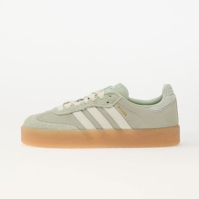 Кецове и обувки adidas Originals Sambae W Linen Green/ Off White/ Crystal Jade Зелено | JI3881