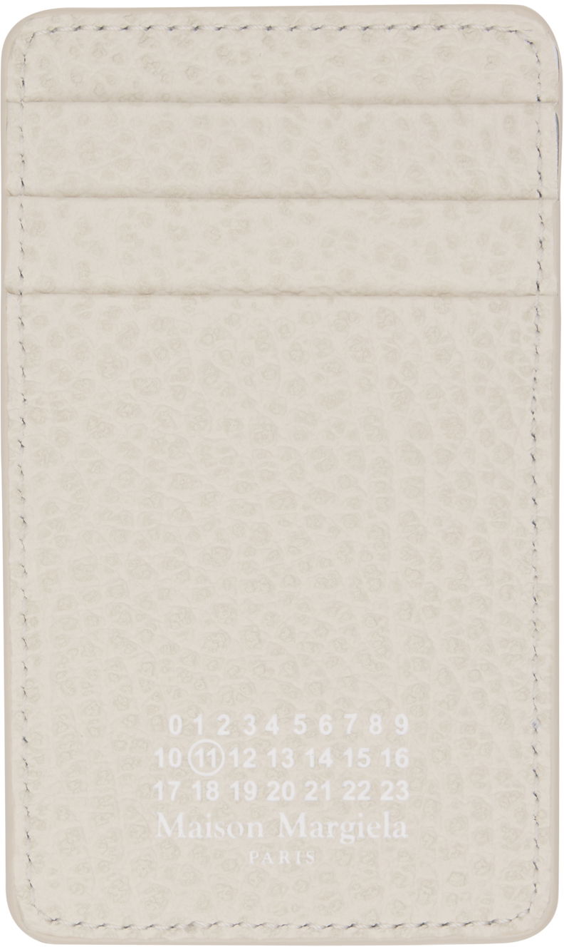 Портфейл Maison Margiela Four Stitches Card Holder Сиво | SA1VX0017 P4455, 0