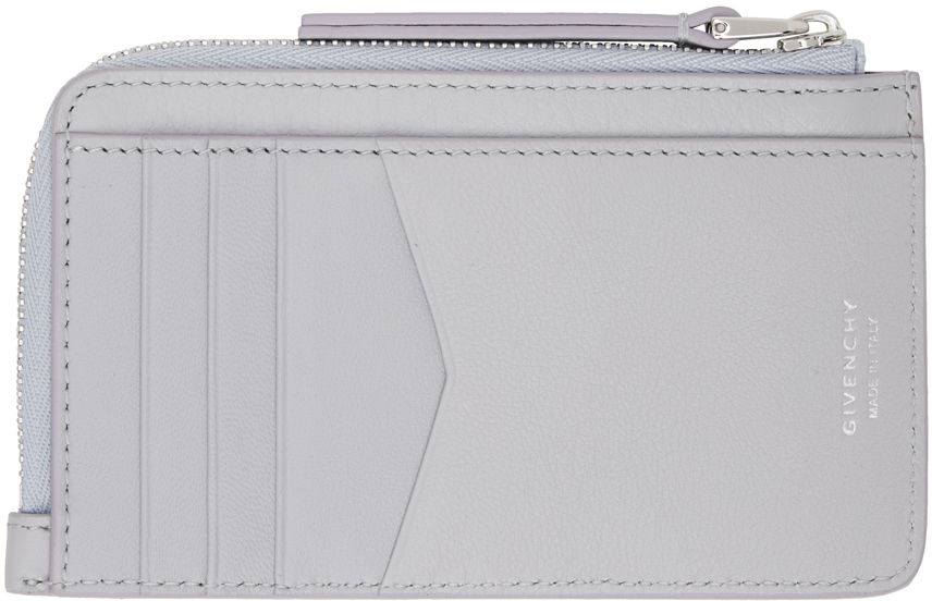 Портфейл Givenchy Voyou Zipped Card Holder Сиво | BB60LSB1Q7050, 1