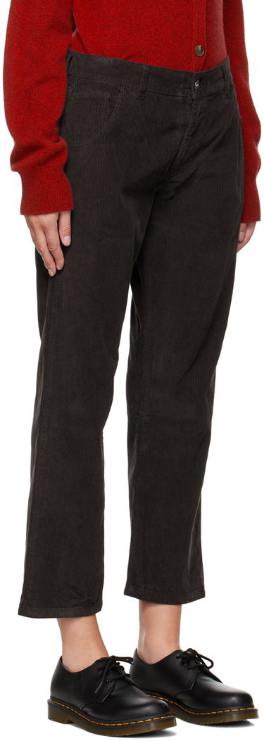Панталони YMC Corduroy Pants Кафяво | Q4TAL, 1