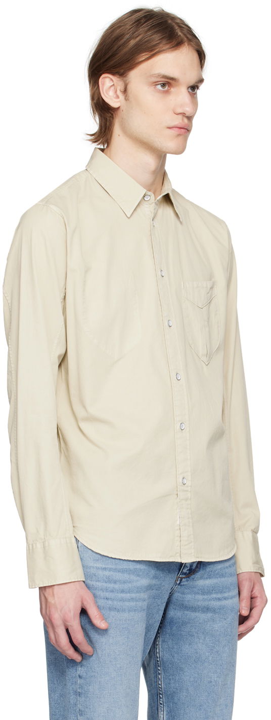 Риза rag & bone Rag & Bone Arrow Shirt Бежово | MBW23SA381TGML, 1