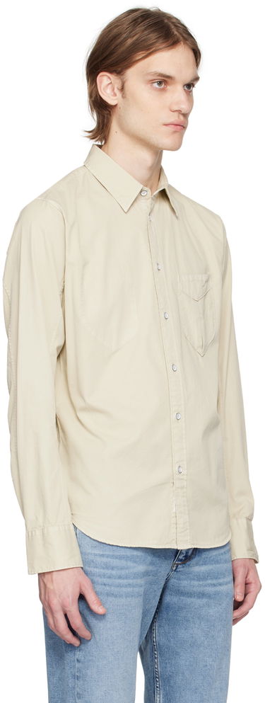 Риза rag & bone Rag & Bone Arrow Shirt Бежово | MBW23SA381TGML, 1