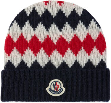 Шапка Moncler Argyle Beanie Червено | J29513B00008M1241, 0