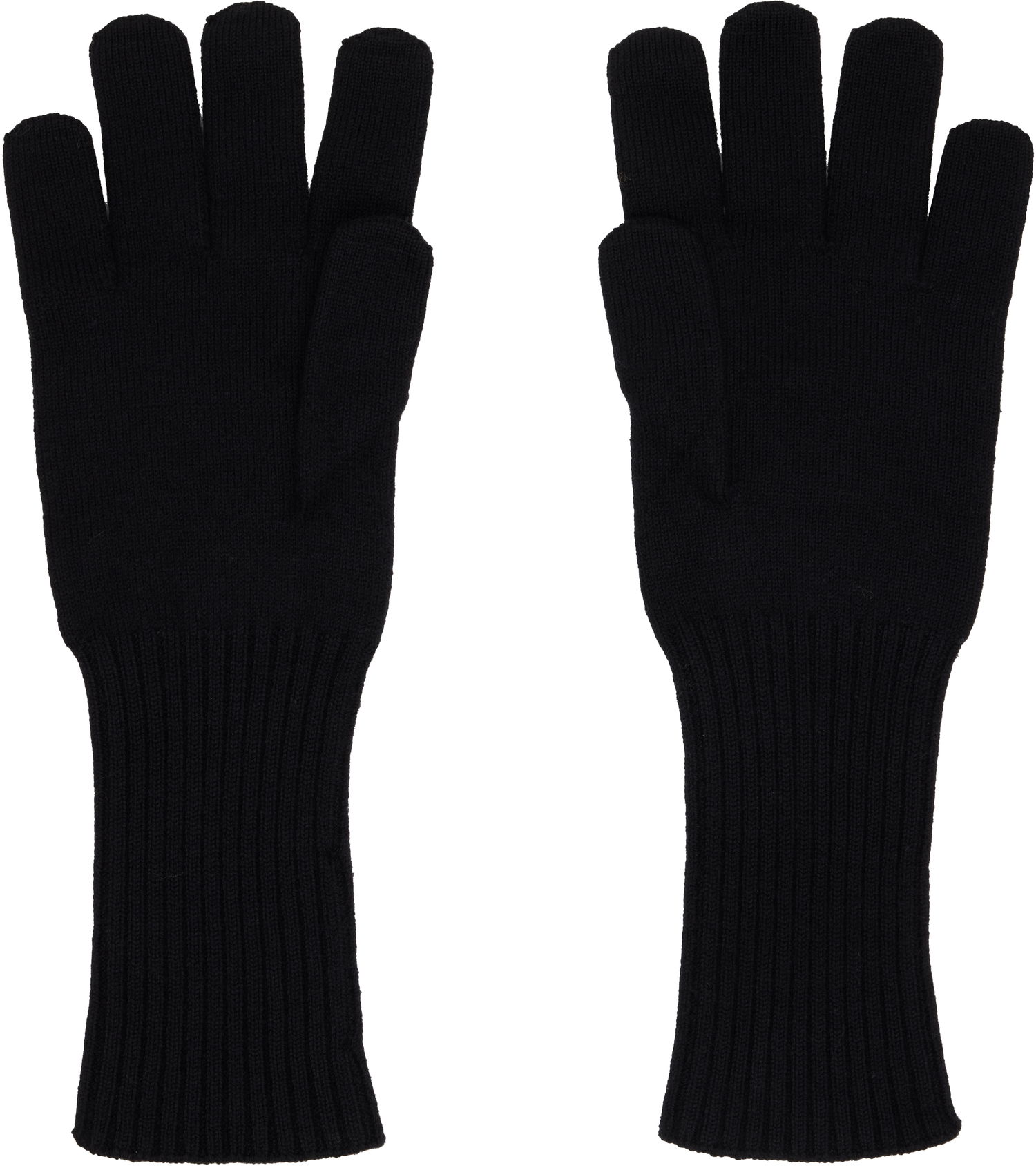 Ръкавици Marine Serre Marine Serre Merino Wool Knit Gloves Черно | UGL006ACKNI0033, 1