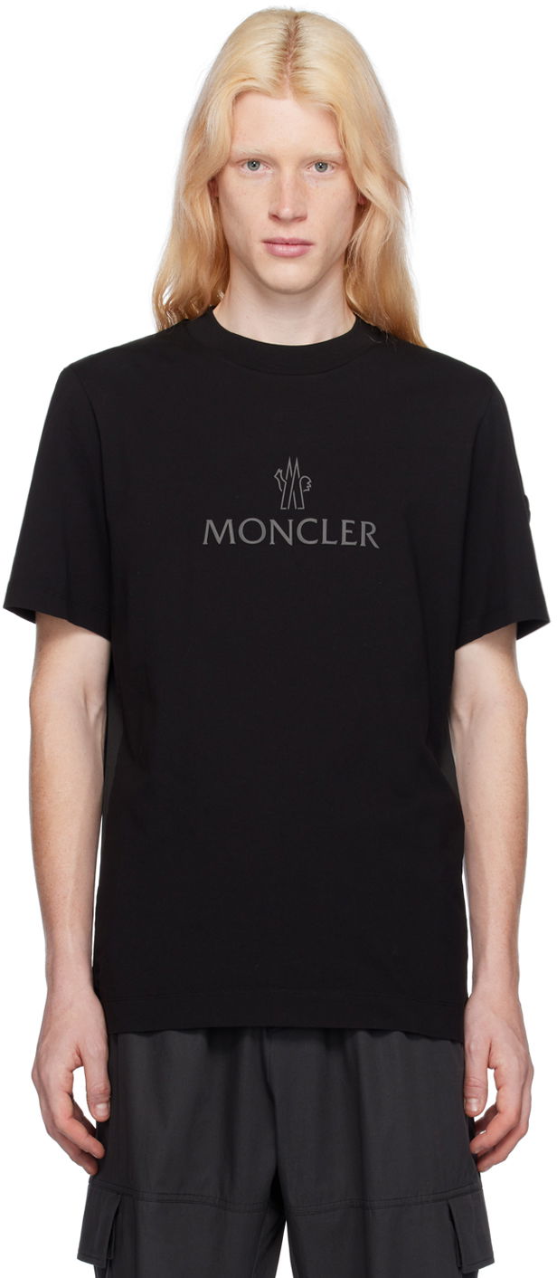Тениска Moncler Bonded T-Shirt Черно | J10918C00060829H8, 0