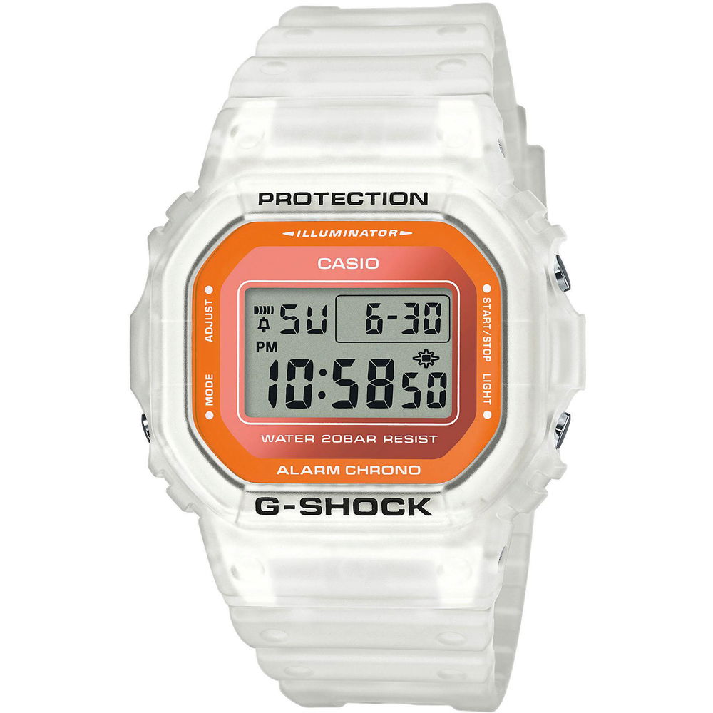 Часовник CASIO G-Shock Бяло | DW-5600LS-7ER, 0