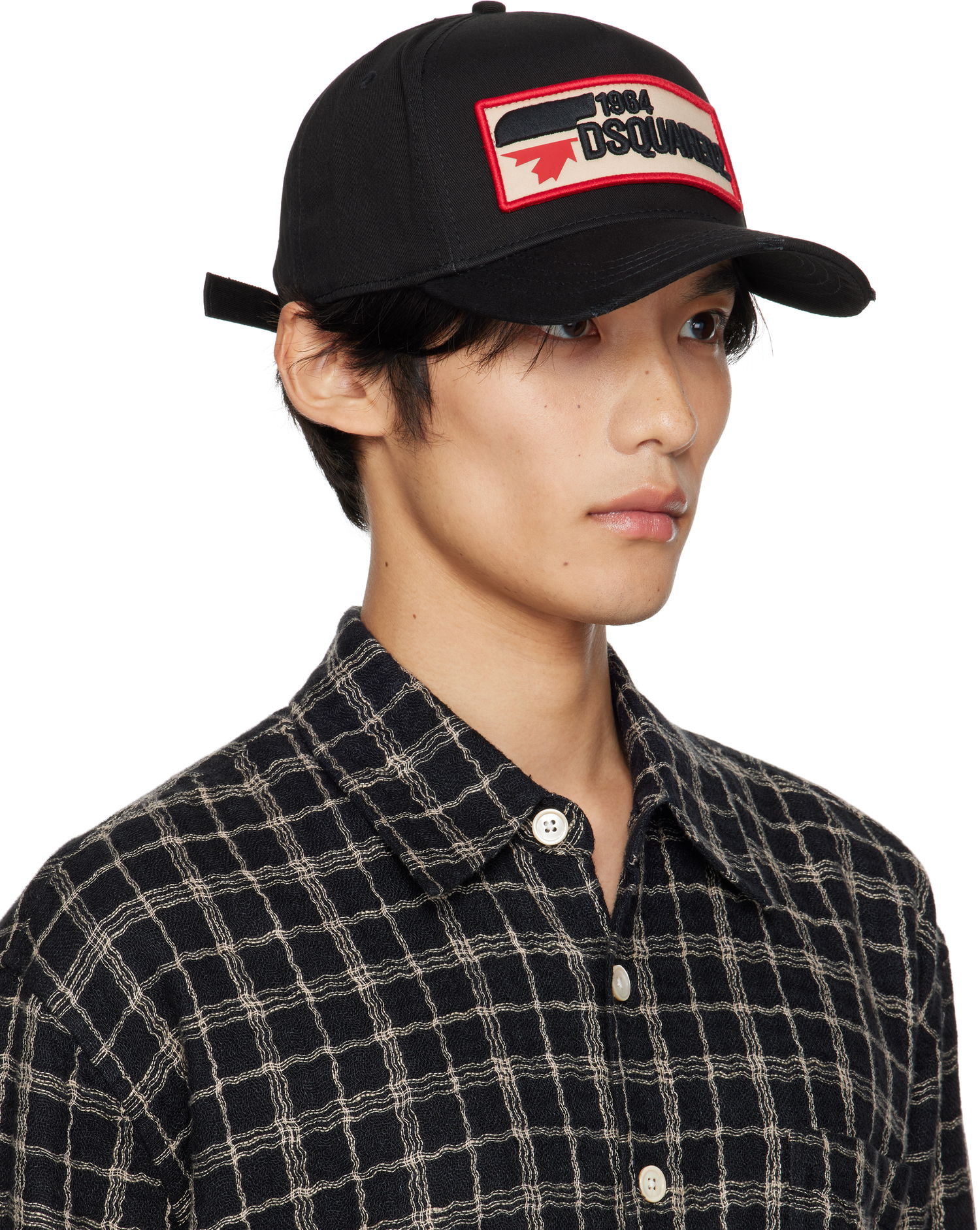 Шапка с козирка DSQUARED2 Dsquared2 Logo Patch Baseball Cap Черно | BCM0563_05C00001_2124, 1