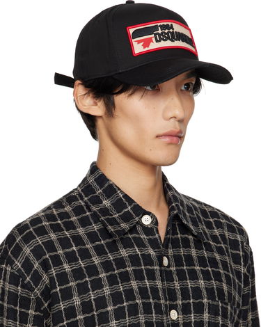 Шапка с козирка DSQUARED2 Dsquared2 Logo Patch Baseball Cap Черно | BCM0563_05C00001_2124, 1