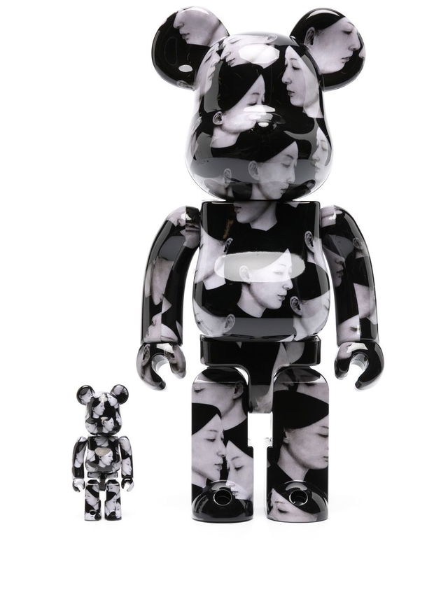 Yohji Yamamoto x Suzume Uchida Multiple Selves Be@rbrick collectibles - Black