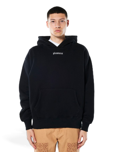 Суитчър Pleasures Crawler Hoodie Черно | P22SP009-BLACK