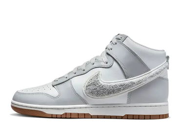 Кецове и обувки Nike Dunk High University Chenille Swoosh "Light Smoke Grey" Сиво | DR8805-003, 1