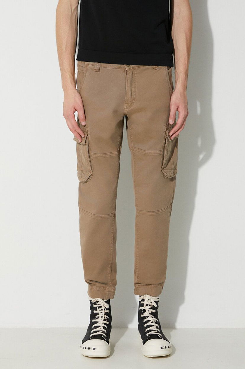 Карго панталони Alpha Industries Jogger Army Pants Beige Бежово | 196210.183