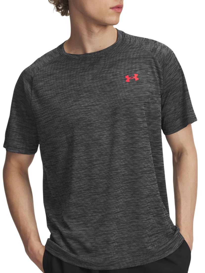 Тениска Under Armour Under Armour UA Tech Textured Short Sleeve T-Shirt Черно | 1382796-002