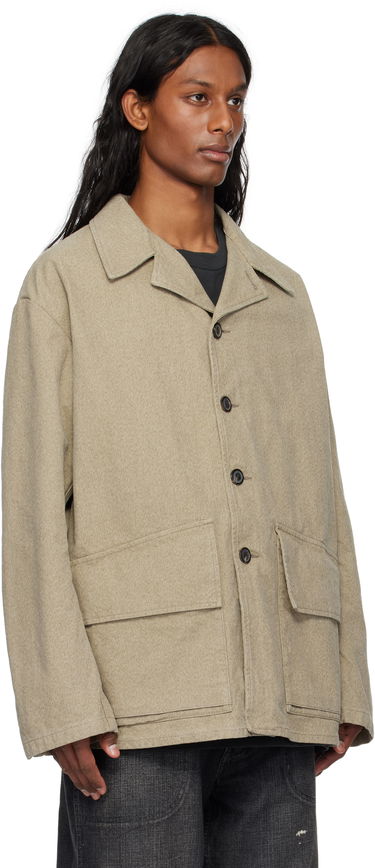 Яке Maison Margiela Maison Margiela Cotton Caban Jacket Бежово | S50AM0629 M35310, 1