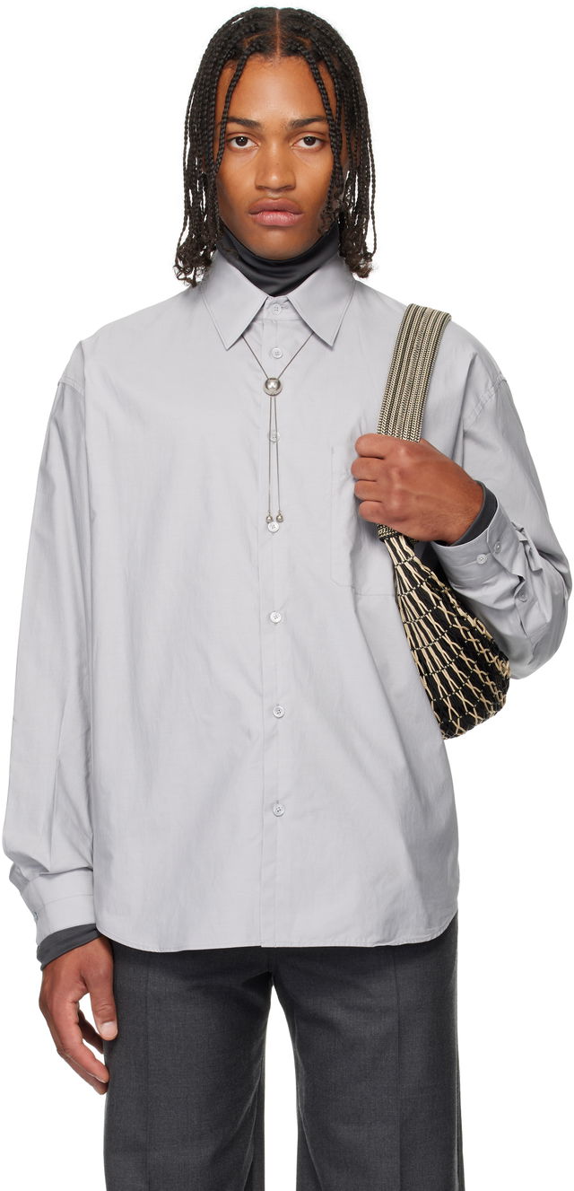 Regular Fit Long Sleeve Button-Up Shirt