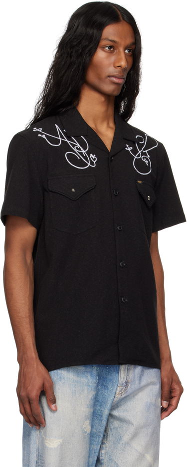 Риза Andersson Bell Andersson Bell Chain Embroidered Shirt Черно | atb1280m, 1