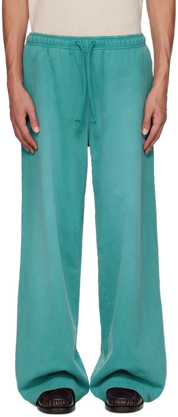 Спортни панталони Acne Studios Patch Sweatpants Синьо | CK0049-, 0