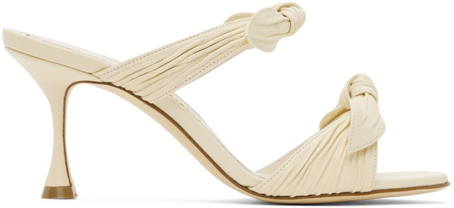 Manolo Blahnik Lollo Knotted Heeled Sandals
