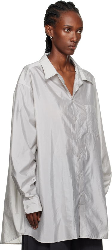 Риза Maison Margiela Maison Margiela Long-Sleeve Button-Down Shirt Сиво | S51DT0025 M35350, 1