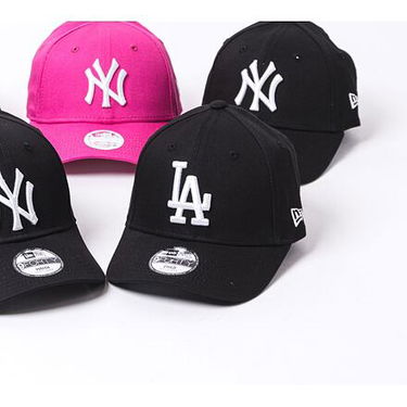 Шапка с козирка New Era Kids' 9FORTY LA Dodgers Baseball Cap (52-54 cm) Черно | 12745562, 2