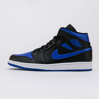 Кецове и обувки Jordan Air Jordan 1 Mid "Black Hyper Royal" Синьо | 554724-068, 0