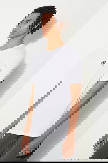 Тениска Alpha Industries Backprint T-Shirt With Print Бяло | 128507.09, 4