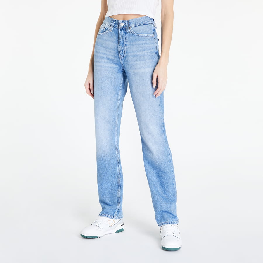 Дънки CALVIN KLEIN High Rise Straight Jeans Синьо | J20J219518 1AA, 0