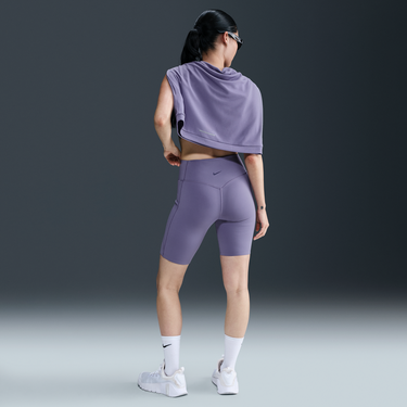 Комплект Nike Nike Universa High-Waisted 8" Bike Shorts with Pockets Лилаво | HQ6823-527, 2