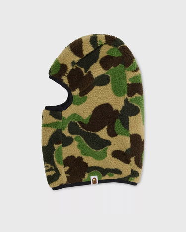 Шал BAPE A Bathing Ape Camo Boa Fleece Balaclava Зелено | 001HTK801007MGRN, 0