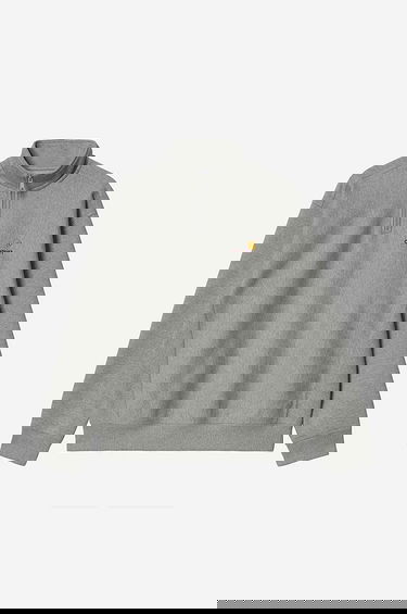 Суитчър Carhartt WIP American Script Half-Zip Sweatshirt Сиво | I027014.GREY.HEATH, 2