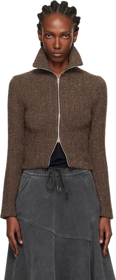 Яке OUR LEGACY Our Legacy Slim Zip Long Sleeve Jacket Кафяво | W4256SB, 0