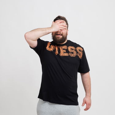Тениска GUESS Guess Bugler T-Shirt Черно | Z5GI15I3Z14-JBLK, 0