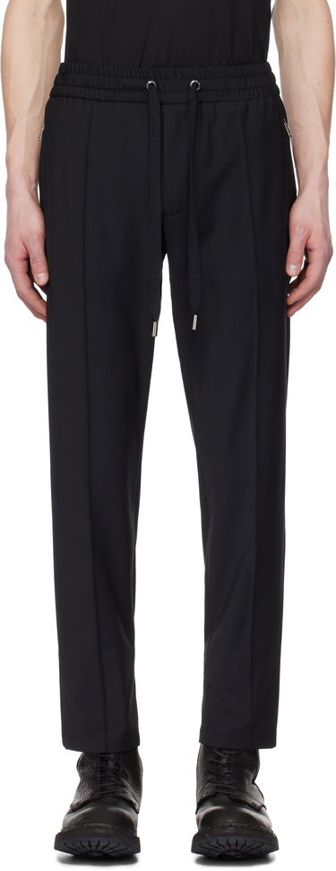 Спортни панталони Dolce & Gabbana Dolce&Gabbana Tela Lana Track Pants Черно | GYACETFURK8, 0