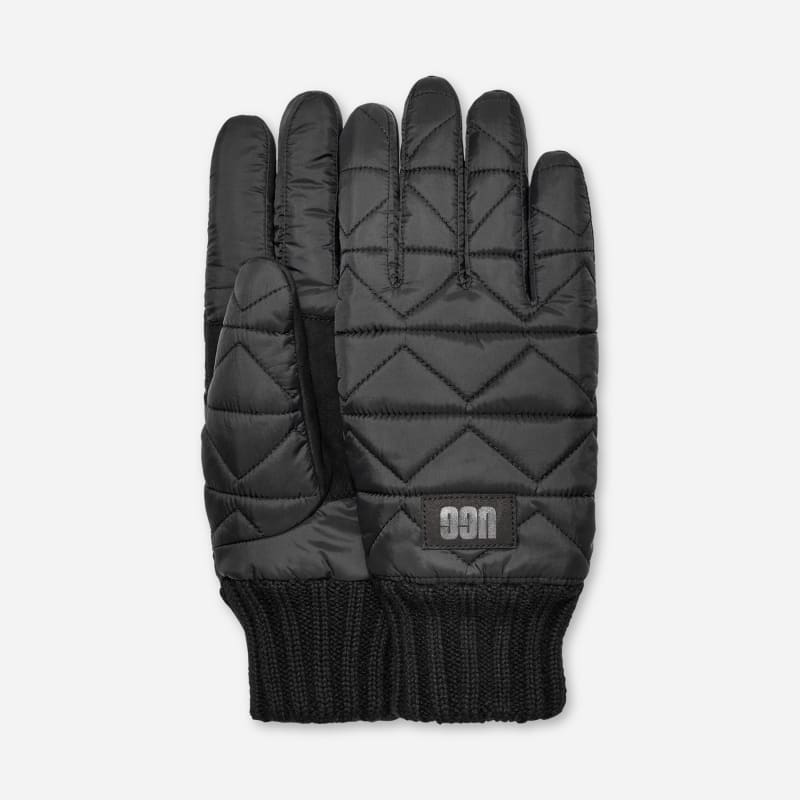 Ръкавици UGG Quilted Gloves Size L Черно | 101054-BLK, 0