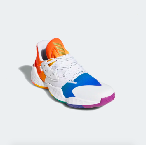 Кецове и обувки adidas Performance Harden Vol. 4 "Pride" Бяло | FX4797, 1