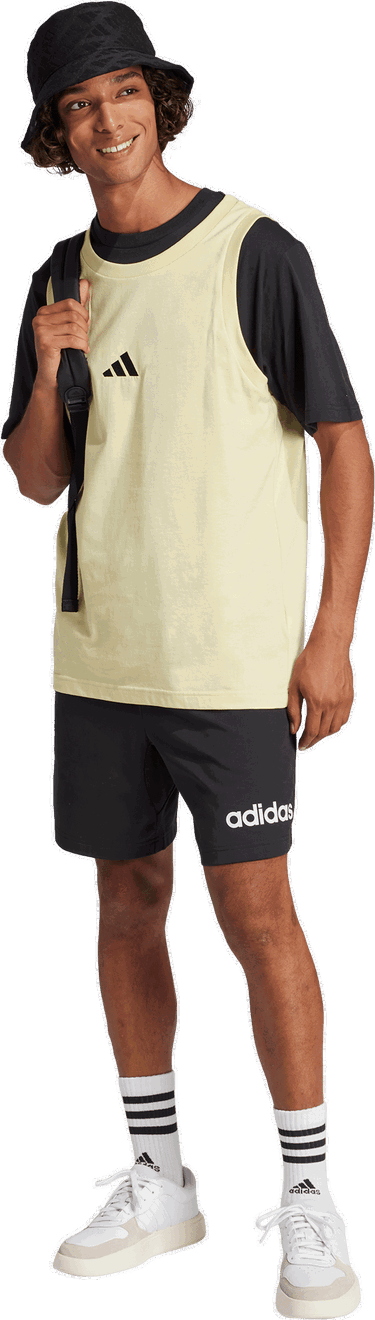 Потник adidas Originals adidas Essentials Small Logo Tank Top Жълто | je8979, 4