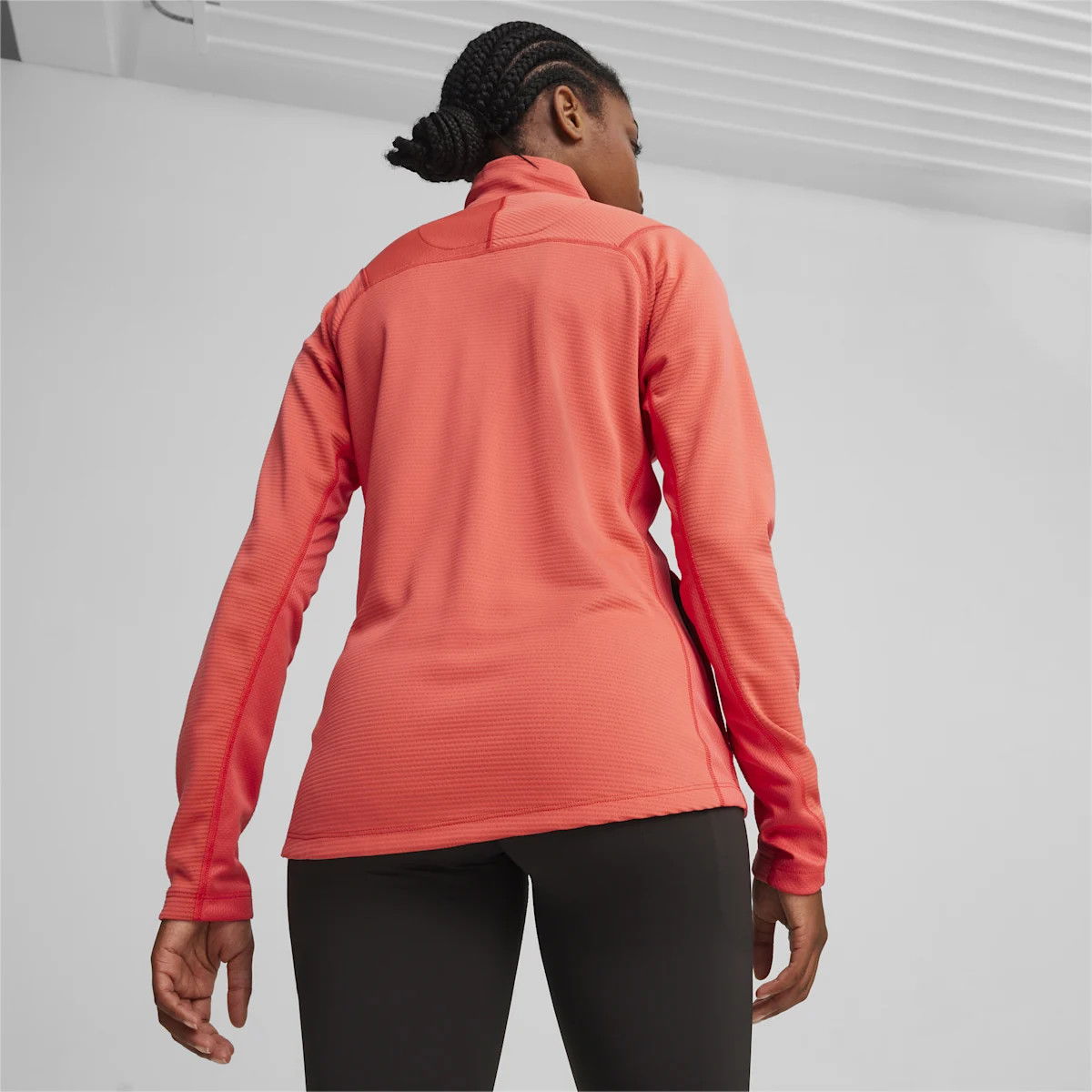 Суитчър Puma W SEASONS LS 1/4 Polypropylene Rain Cell Розово | 524908-25, 1