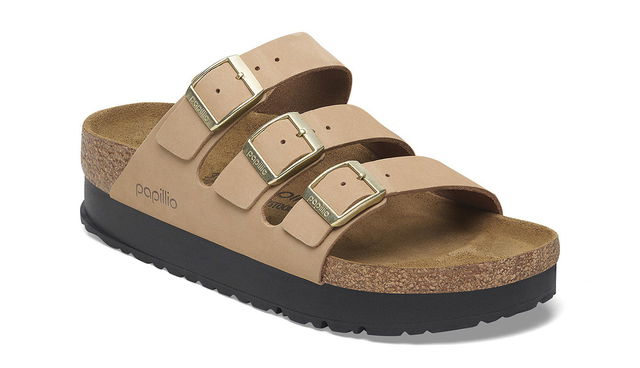 Florida III Flex Platform Nubuk Leather Narrow Fit Sandals