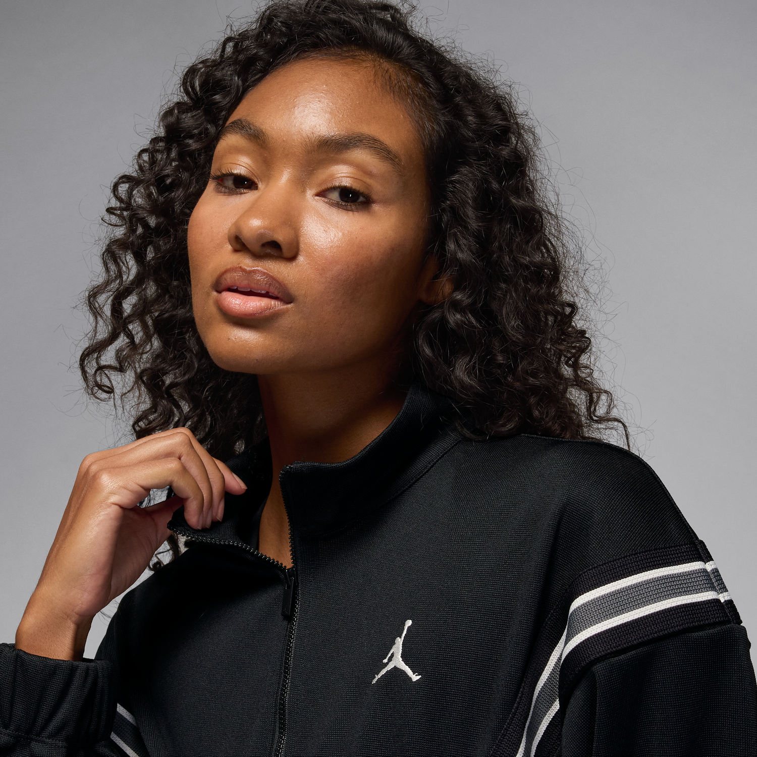 Комплект Jordan Brooklyn Full-Zip Tracksuit Jacket Polyester/Elastane Черно | HQ9215-010, 1