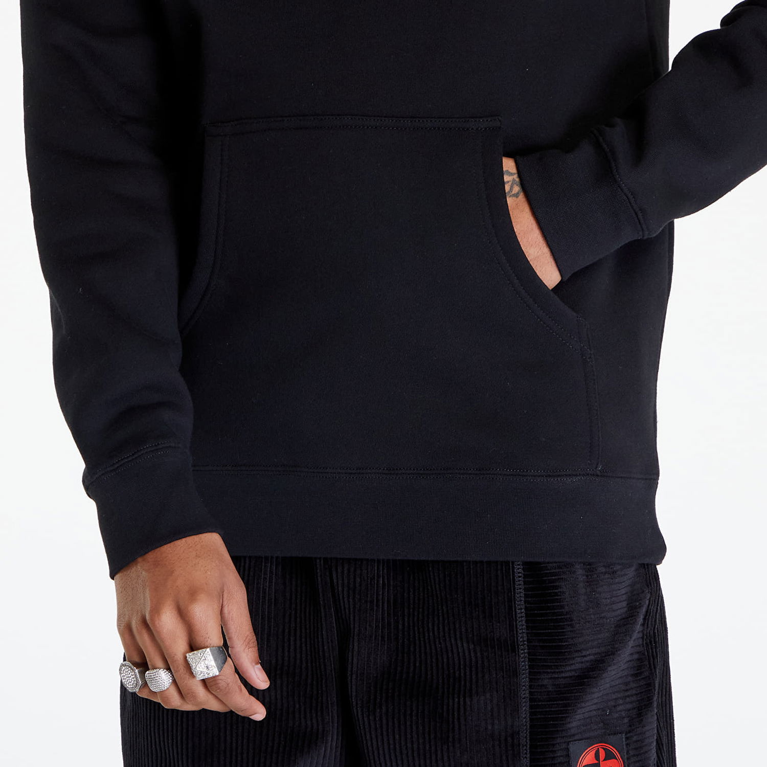 Суитчър Pleasures Stack Hoodie Черно | P24SP055 BLACK, 1