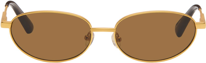 Слънчеви очила Jacquemus Jacquemus 'The Alba' Sunglasses Кафяво | JAC120C1SUN