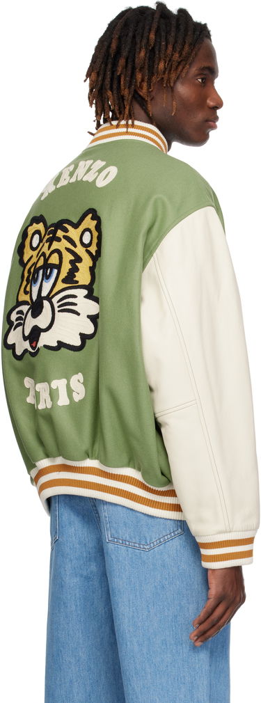 Яке бомбър KENZO VERDY Edition Varsity Bomber Jacket Зелено | FF58BL1509OH, 2