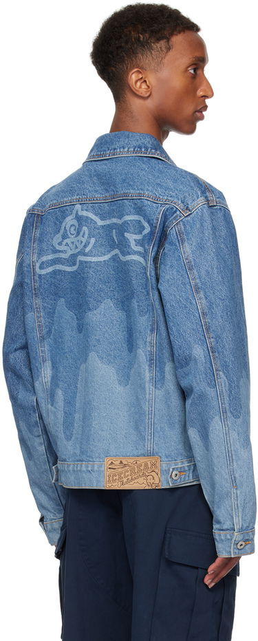 Яке BBC IceCream ICECREAM Lazer Drip Trucker Denim Jacket Синьо | IC24369, 2