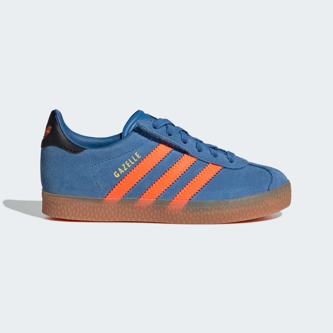 Кецове и обувки adidas Originals Gazelle Comfort Closure Elastic Lace Синьо | JQ7836, 0