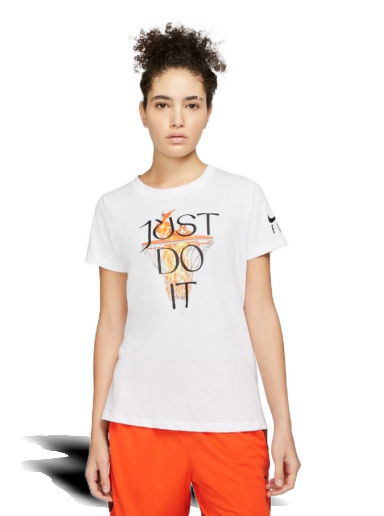 Тениска Nike Dri-Fit "Just Do It" Basketball Tee Бяло | DM2569-100