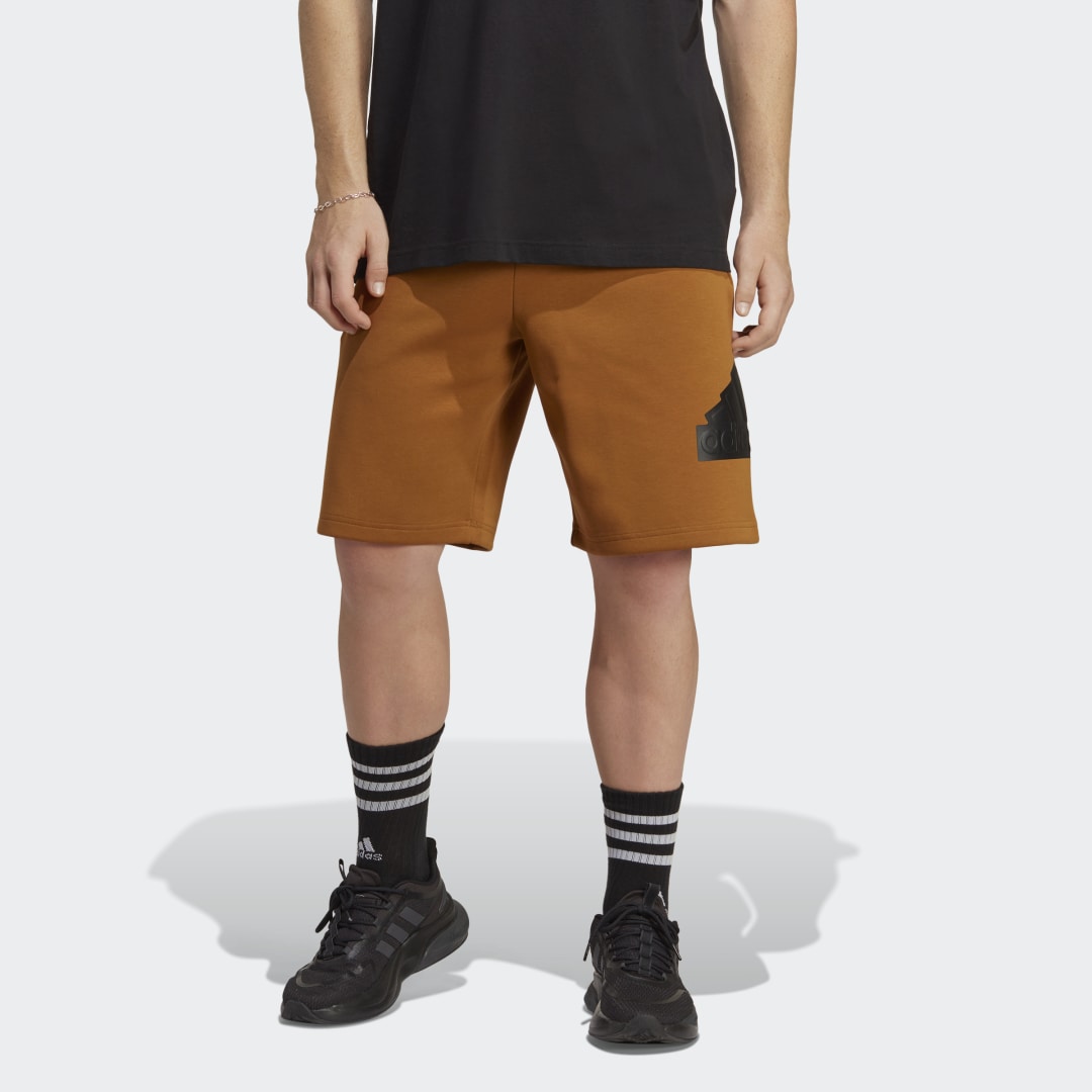 Къси панталони adidas Performance Future Icons Badge of Sport Shorts Кафяво | IC6714, 1